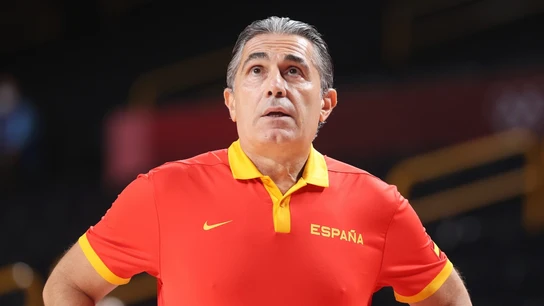 Sergio Scariolo, en un partido con España Sergio Scariolo, en un partido con España