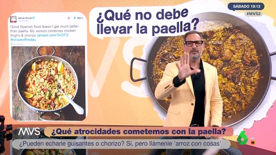 La advertencia de Eugeni Alemany sobre estas aberraciones con la paella La advertencia de Eugeni Alemany sobre estas aberraciones con la paella