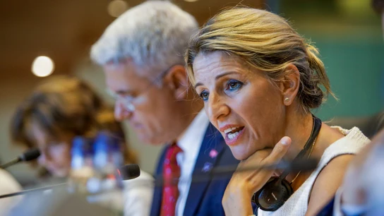 La vicepresidenta segunda del Gobierno, Yolanda Díaz, comparece en la comisión de Empleo de la Eurocámara La vicepresidenta segunda del Gobierno, Yolanda Díaz, comparece en la comisión de Empleo de la Eurocámara