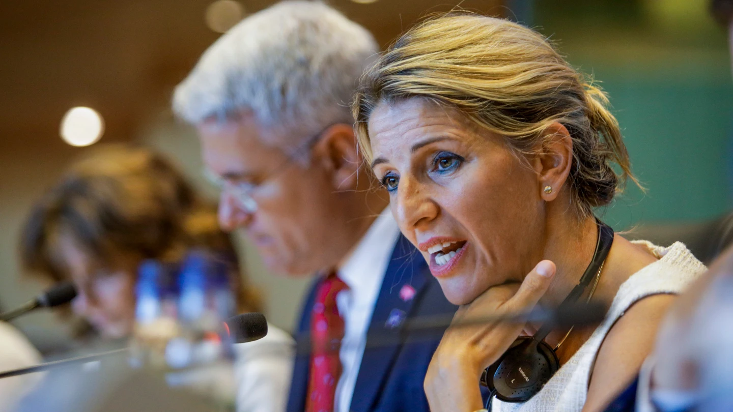 La vicepresidenta segunda del Gobierno, Yolanda Díaz, comparece en la comisión de Empleo de la Eurocámara La vicepresidenta segunda del Gobierno, Yolanda Díaz, comparece en la comisión de Empleo de la Eurocámara