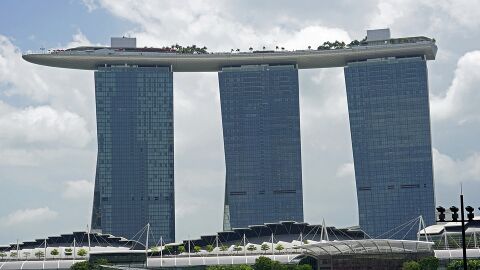 Marina Sands Bay. Singapur