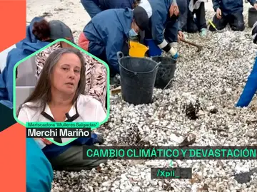 Una mariscadora gallega relata cómo el cambio climático amenaza su labor: &quot;El desove se produce fuera de época&quot;