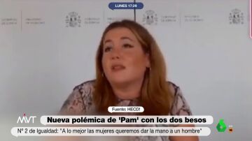 Imagen de la entrevista a la secretaria de Estado de Igualdad, Ángela Rodríguez Pam.