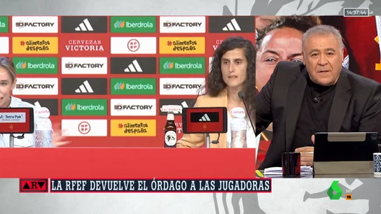 Ferreras, tajante sobre la RFEF: "Montse Tomé se ha comportado en las últimas horas como una marioneta de sus jefecillos" Ferreras, tajante sobre la RFEF: "Montse Tomé se ha comportado en las últimas horas como una marioneta de sus jefecillos"