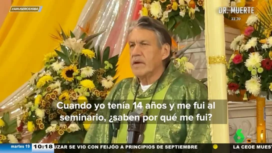 El padre Pistolas desvela por qué se fue al seminario con 14 años: "Vi el desmadre que había en el mundo con los sacerdotes" El padre Pistolas desvela por qué se fue al seminario con 14 años: "Vi el desmadre que había en el mundo con los sacerdotes"