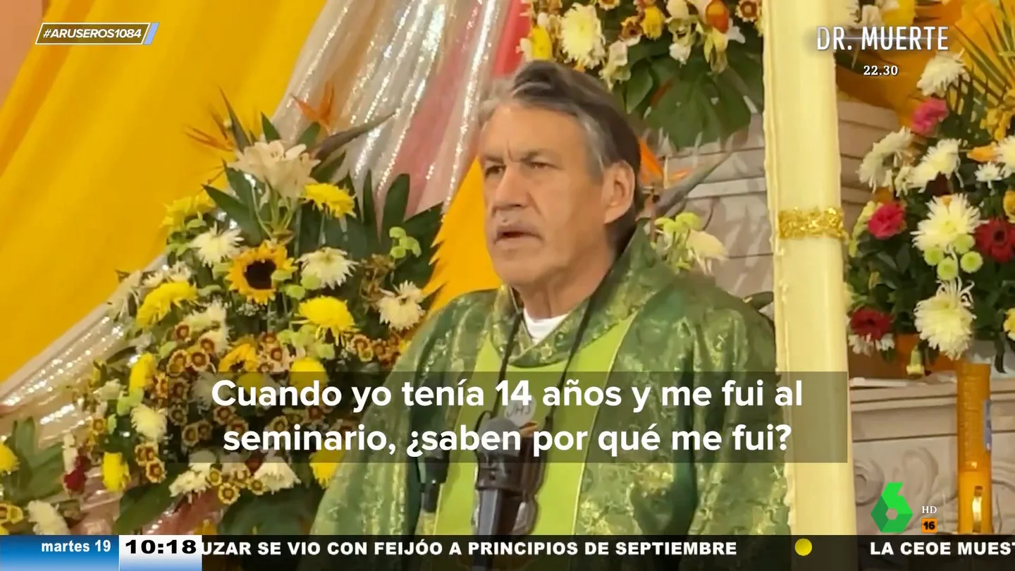 El padre Pistolas desvela por qué se fue al seminario con 14 años: "Vi el desmadre que había en el mundo con los sacerdotes" El padre Pistolas desvela por qué se fue al seminario con 14 años: "Vi el desmadre que había en el mundo con los sacerdotes"