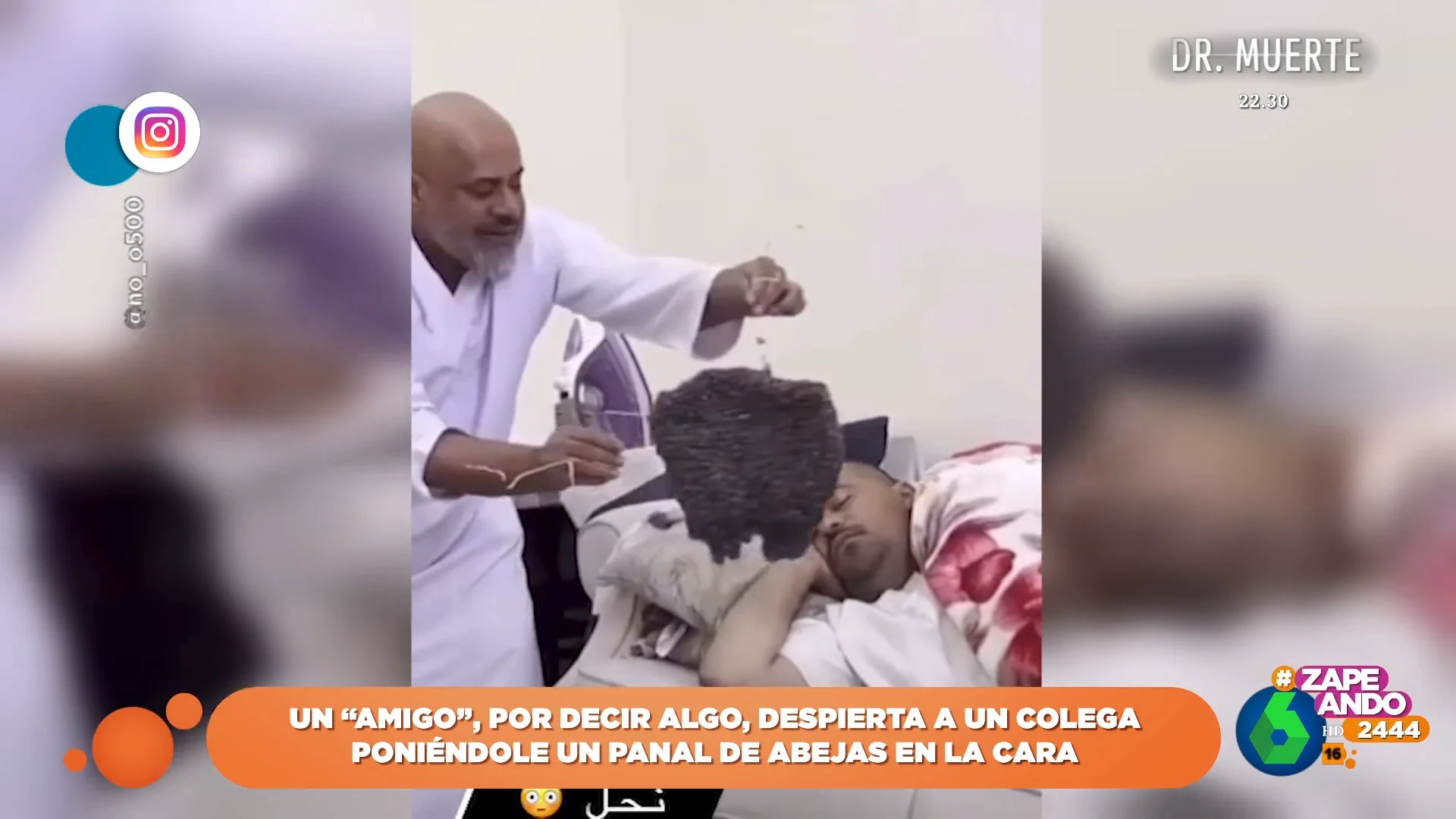 La arriesgada broma con la que un hombre se propone despertar a un amigo