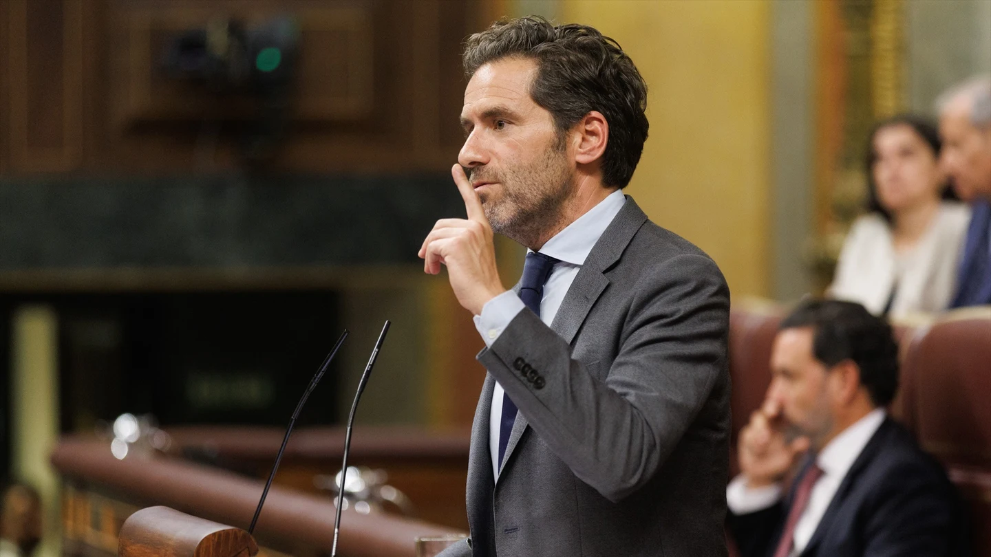 Borja Sémper, en su intervención en el Congreso en la que habló en euskera Borja Sémper, en su intervención en el Congreso en la que habló en euskera