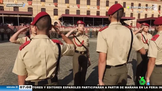 La princesa Leonor recibe el sable de cadete en la Academia General Militar de Zaragoza La princesa Leonor recibe el sable de cadete en la Academia General Militar de Zaragoza