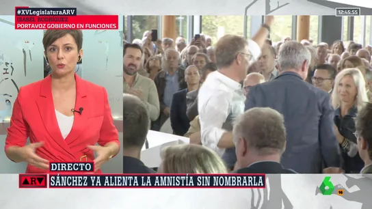 Isabel Rodríguez defiende la España "del consenso" frente a "la de blanco y negro" y responde a Feijóo: "Para fraude, su investidura" Isabel Rodríguez defiende la España "del consenso" frente a "la de blanco y negro" y responde a Feijóo: "Para fraude, su investidura"