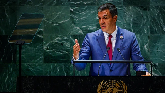 Pedro Sánchez, en la ONU Pedro Sánchez, en la ONU