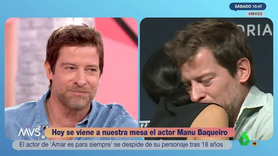 Las emotivas palabras de Manu Baqueiro a sus compañeros de Amar es para siempre Las emotivas palabras de Manu Baqueiro a sus compañeros de Amar es para siempre