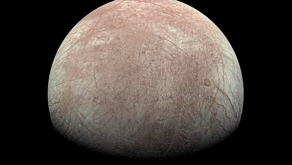 La gélida luna Europa de Júpiter