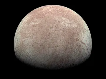 La gélida luna Europa de Júpiter La gélida luna Europa de Júpiter