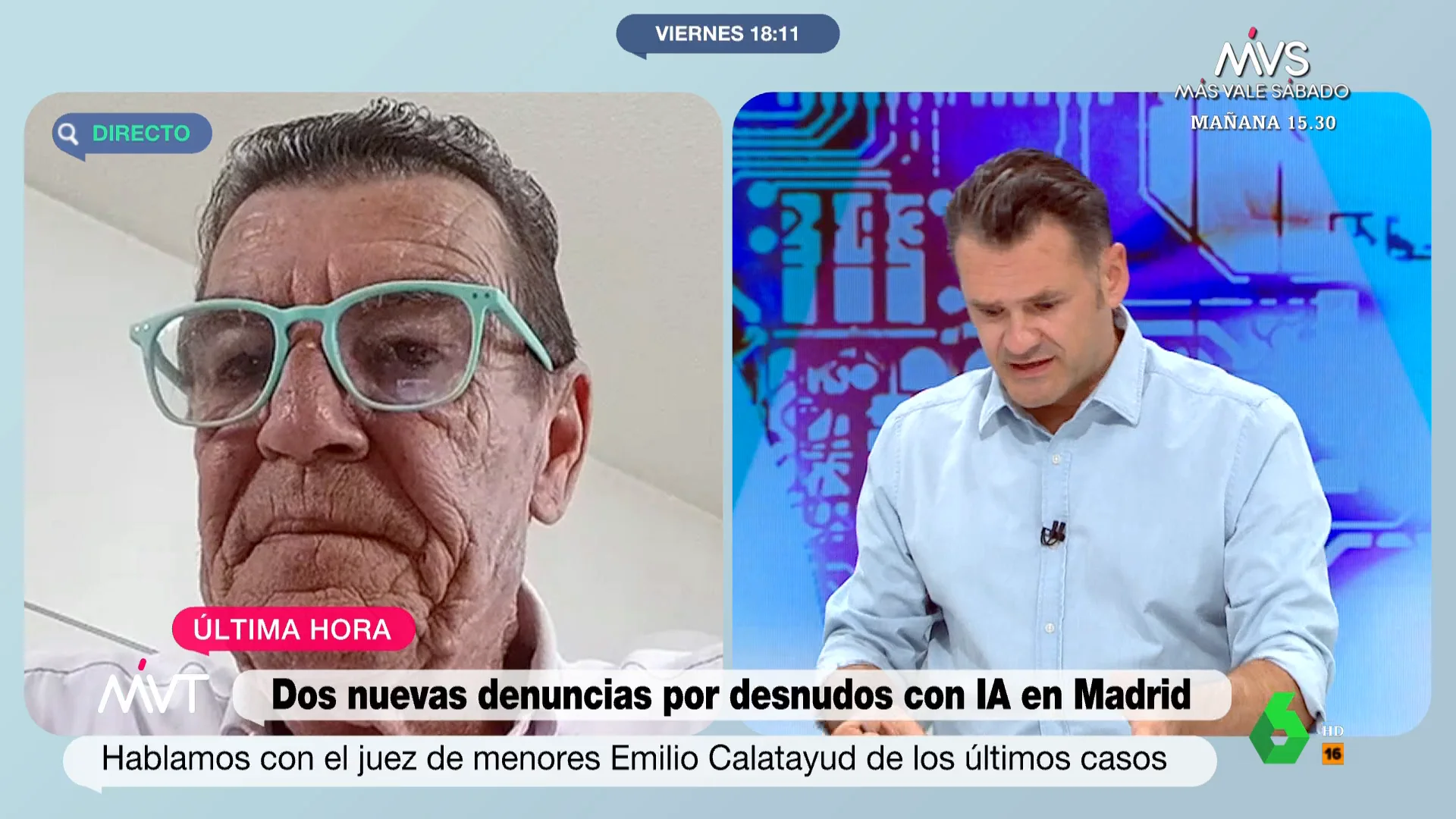 El juez Calatayud sobre los desnudos generados por IA: "Estamos criando una juventud que da pena"