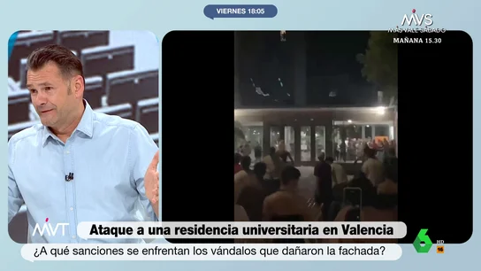 Iñaki López critica el ataque a una residencia de estudiantes que acaba en "batalla medieval" Iñaki López critica el ataque a una residencia de estudiantes que acaba en "batalla medieval"