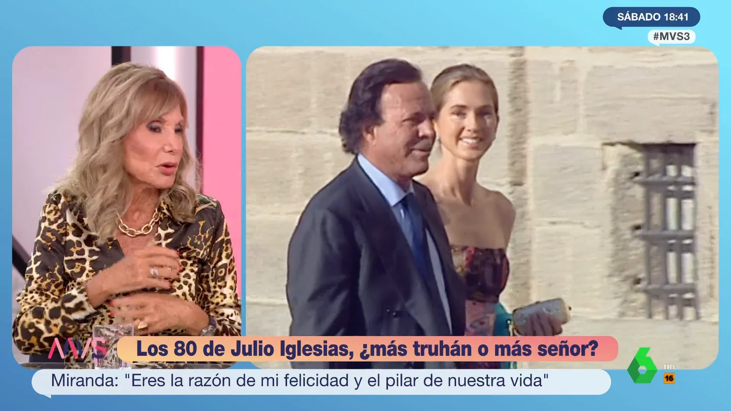 "Hicimos de todo menos el amor": Pilar Eyre recuerda sus 48 horas con Julio Iglesias "Hicimos de todo menos el amor": Pilar Eyre recuerda sus 48 horas con Julio Iglesias