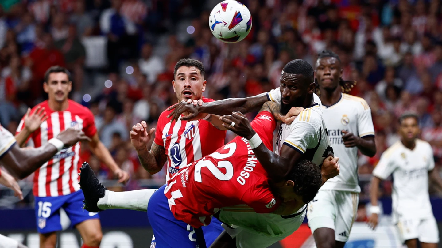 Rudiger, en la acción del gol anulado a Camavinga Rudiger, en la acción del gol anulado a Camavinga