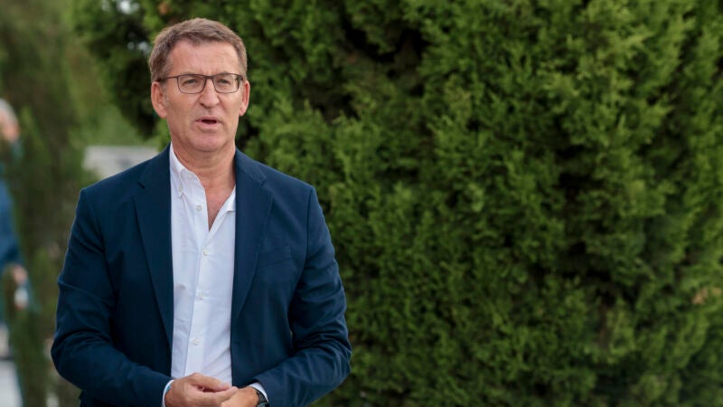 El líder del PP, Alberto Núñez Feijóo