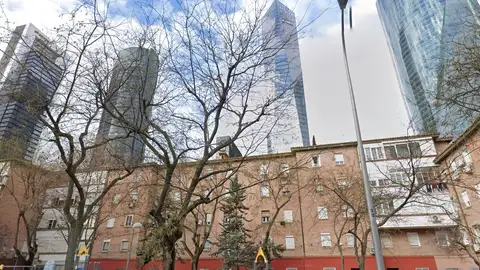 Una calle del barrio de Colonia San Cristóbal en Madrid Una calle del barrio de Colonia San Cristóbal en Madrid