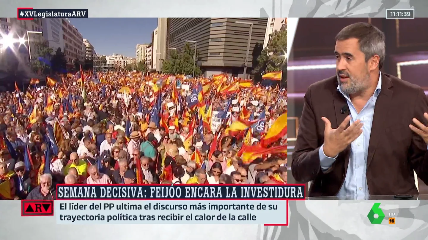 Carlos Cúe, sobre el liderazgo en el PP: "Feijóo no vino a Madrid para ser líder de la oposición" Carlos Cúe, sobre el liderazgo en el PP: "Feijóo no vino a Madrid para ser líder de la oposición"