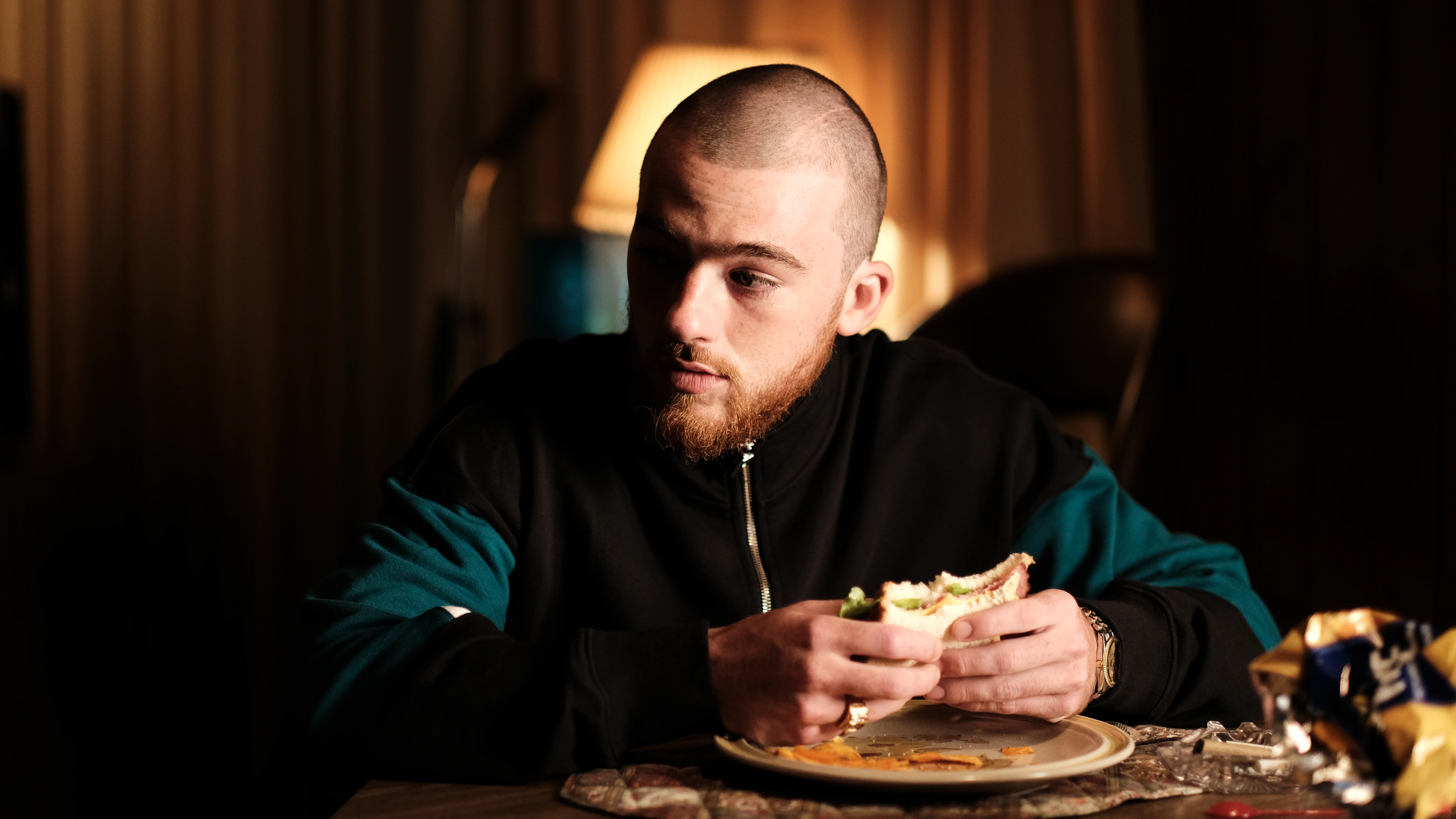 Angus Cloud como el personaje de Fezco en 'Euphoria'.