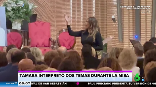 Terelu Campos y Carmen Borrego se despiden de María Teresa Campos en una multitudinario homenaje con actuaciones de cantantes Terelu Campos y Carmen Borrego se despiden de María Teresa Campos en una multitudinario homenaje con actuaciones de cantantes