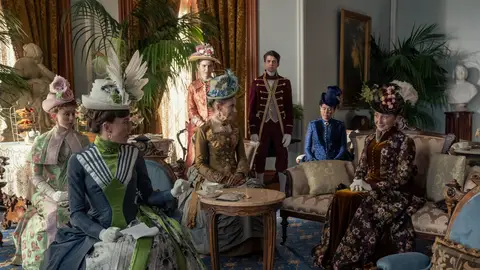 Las protagonistas de 'La edad dorada', en una escena de la segunda temporada. Las protagonistas de 'La edad dorada', en una escena de la segunda temporada.