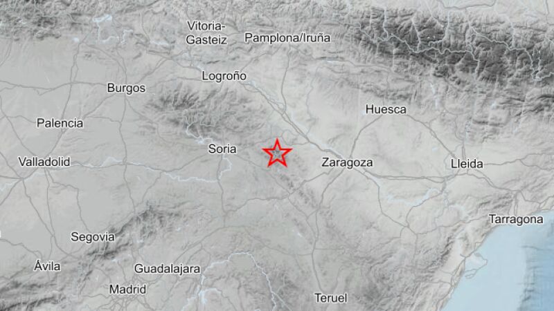 Purujosa (Zaragoza) registra un terremoto de magnitud 4.1