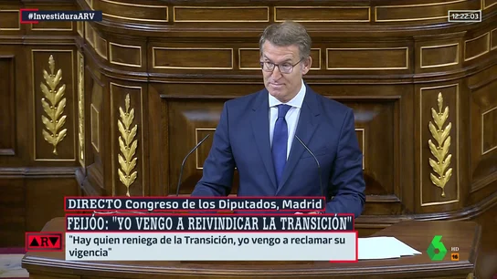 "Tengo a mi alcance los votos para ser presidente, pero no acepto el precio": la frase de Feijóo que desata las risas del Congreso "Tengo a mi alcance los votos para ser presidente, pero no acepto el precio": la frase de Feijóo que desata las risas del Congreso