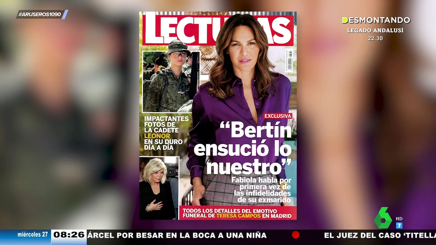 Fabiola Martínez, muy decepcionada con Bertín Osborne: "Ensució lo nuestro" Fabiola Martínez, muy decepcionada con Bertín Osborne: "Ensució lo nuestro"