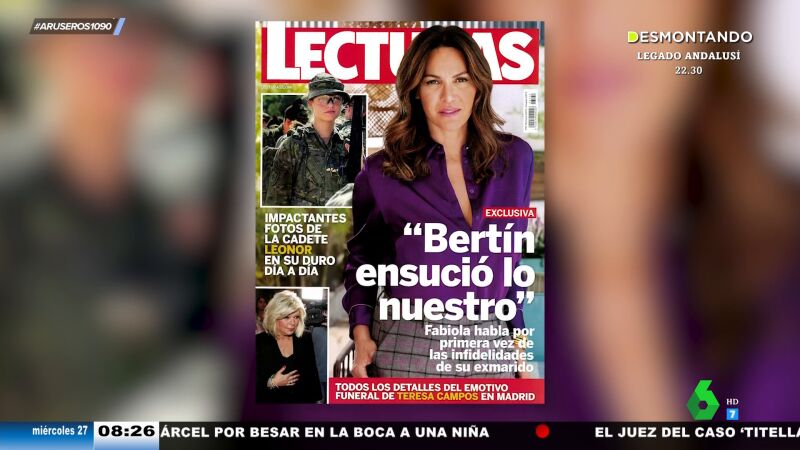 Fabiola Martínez, muy decepcionada con Bertín Osborne: "Ensució lo nuestro"