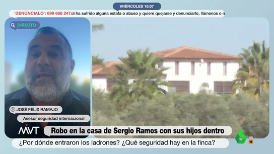 José Félix Ramajo, asesor de seguridad internacional. Un experto explica por qué los ladrones "prefieren que haya gente en la casa"