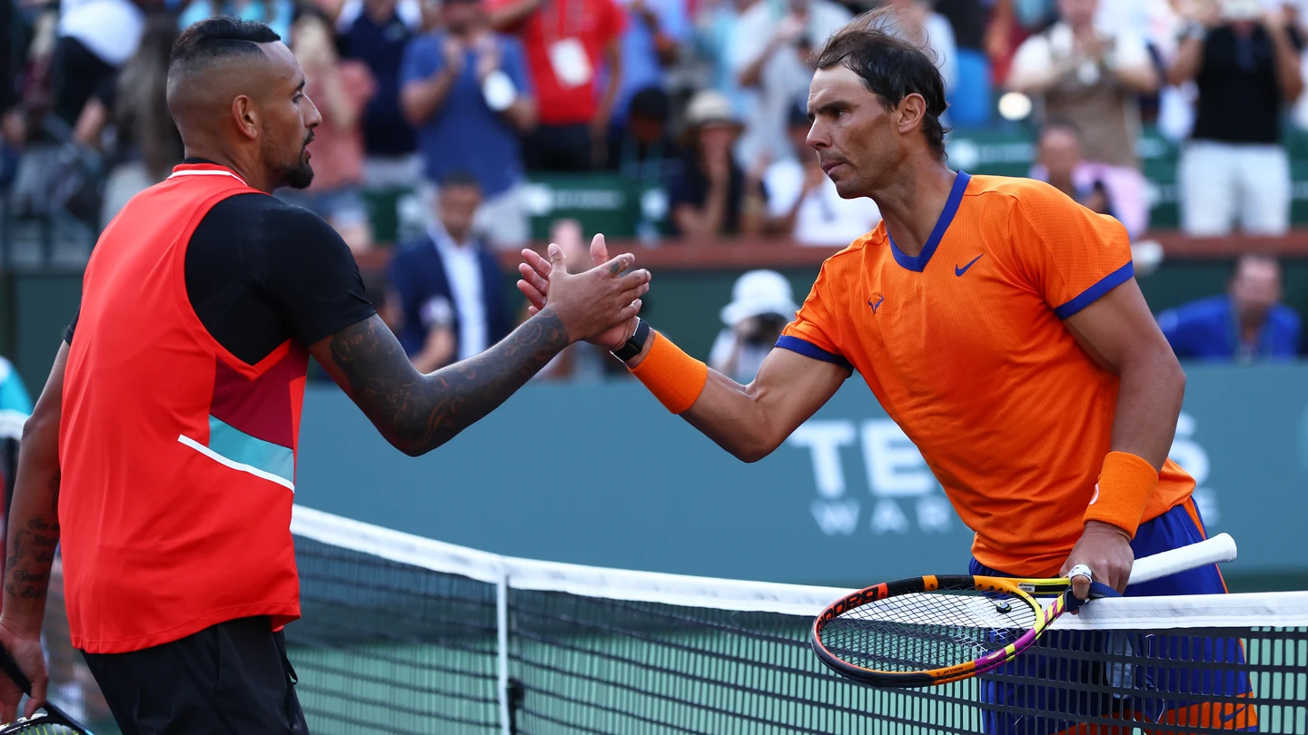 Nick Kyrgios y Rafa Nadal Nick Kyrgios y Rafa Nadal