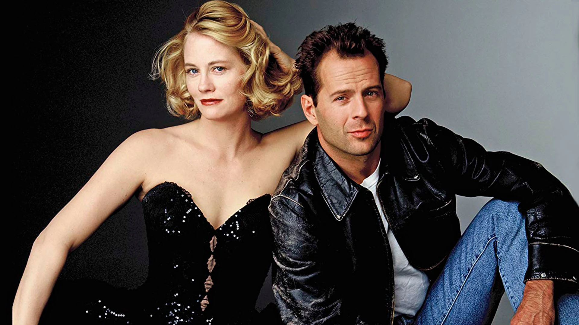 Cartel de 'Luz de luna' con Cybill Shepherd y Bruce Willis. Cartel de 'Luz de luna' con Cybill Shepherd y Bruce Willis.