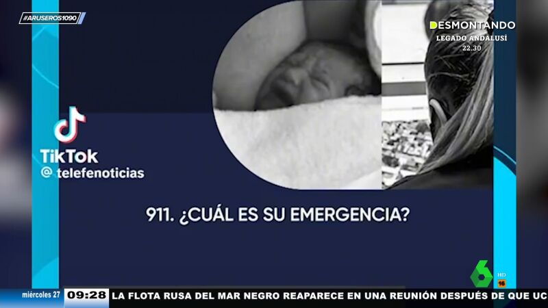 Una mujer atiende un parto con la única ayuda de una operadora del 911 por teléfono: "Se le asoma como algo blanco"