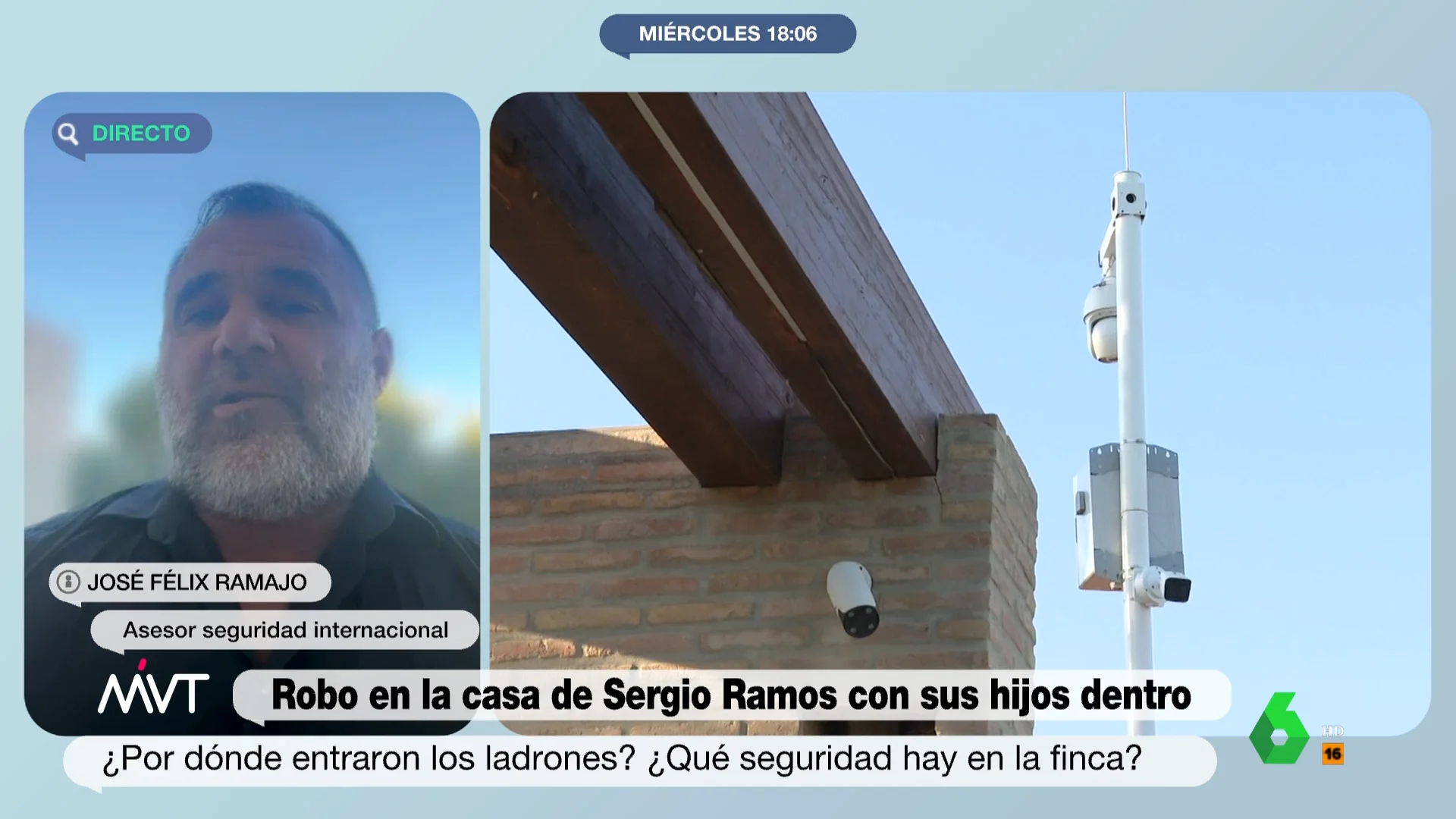 Seguridad en casa de Pilar Rubio y Sergio Ramos