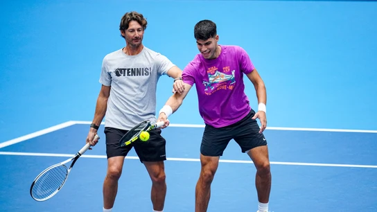 Juan Carlos Ferrero y Carlos Alcaraz Juan Carlos Ferrero y Carlos Alcaraz