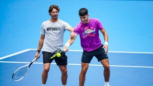 Juan Carlos Ferrero y Carlos Alcaraz