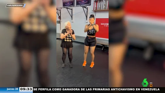 El increíble y sincronizado baile que se marca una anciana con su entrenadora personal: "Tiene un ritmo en el cuerpo..." El increíble y sincronizado baile que se marca una anciana con su entrenadora personal: "Tiene un ritmo en el cuerpo..."