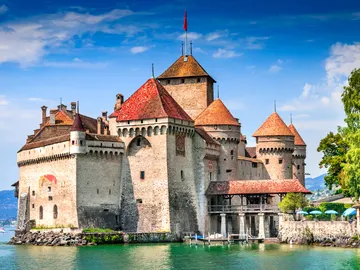 Castillo de Chillón, en Suiza Castillo de Chillón, en Suiza