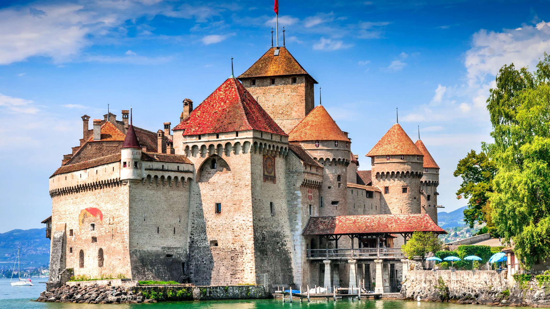 Castillo de Chillón, en Suiza Castillo de Chillón, en Suiza