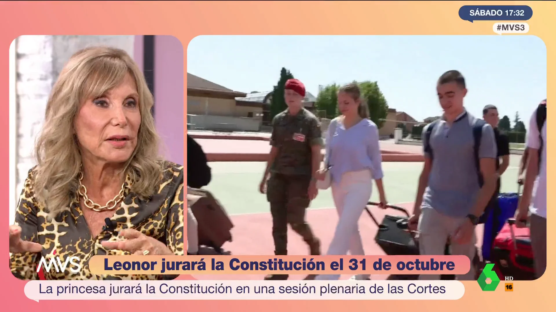 Pilar Eyre puntualiza sobre la jura de Constitución de Leonor