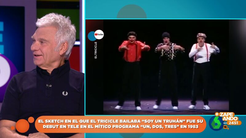 Carles Sans cuenta cómo les convenció Chicho Ibáñez Serrador para actuar en el 'Un, dos, tres'