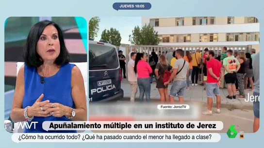 El alegato de Beatriz de Vicente sobre el apuñalamiento en el colegio de Jerez: "Todos son víctimas" El alegato de Beatriz de Vicente sobre el apuñalamiento en el colegio de Jerez: "Todos son víctimas"