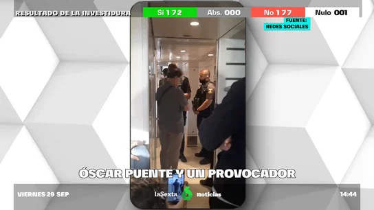 Un altercado de un pasajero con Óscar Puente obliga a retrasar el AVE de Valladolid a Madrid Un altercado de un pasajero con Óscar Puente obliga a retrasar el AVE de Valladolid a Madrid