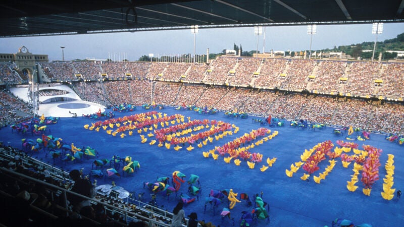 Ceremonia inaugural de los Juegos de Barcelona 92