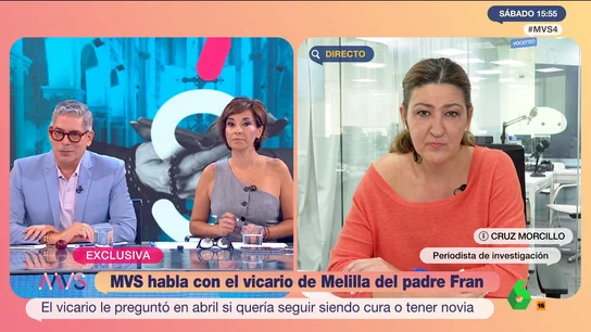 "Para la Policía es un depredador sexual": Cruz Morcillo ofrece los detalles de la investigación del cura detenido "Para la Policía es un depredador sexual": Cruz Morcillo ofrece los detalles de la investigación del cura detenido