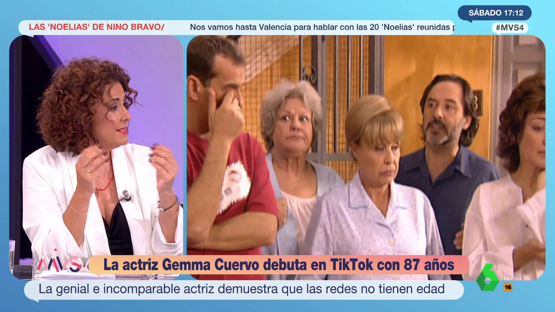 La reivindicación de Irma Soriano en Más Vale Sábado: "¡Se acabó el edadismo!"
