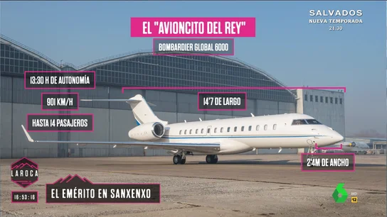 Así es el avión en el que volverá el rey emérito a Abu Dabi, uno de los jets privados más lujosos del mundo Así es el avión en el que volverá el rey emérito a Abu Dabi, uno de los jets privados más lujosos del mundo